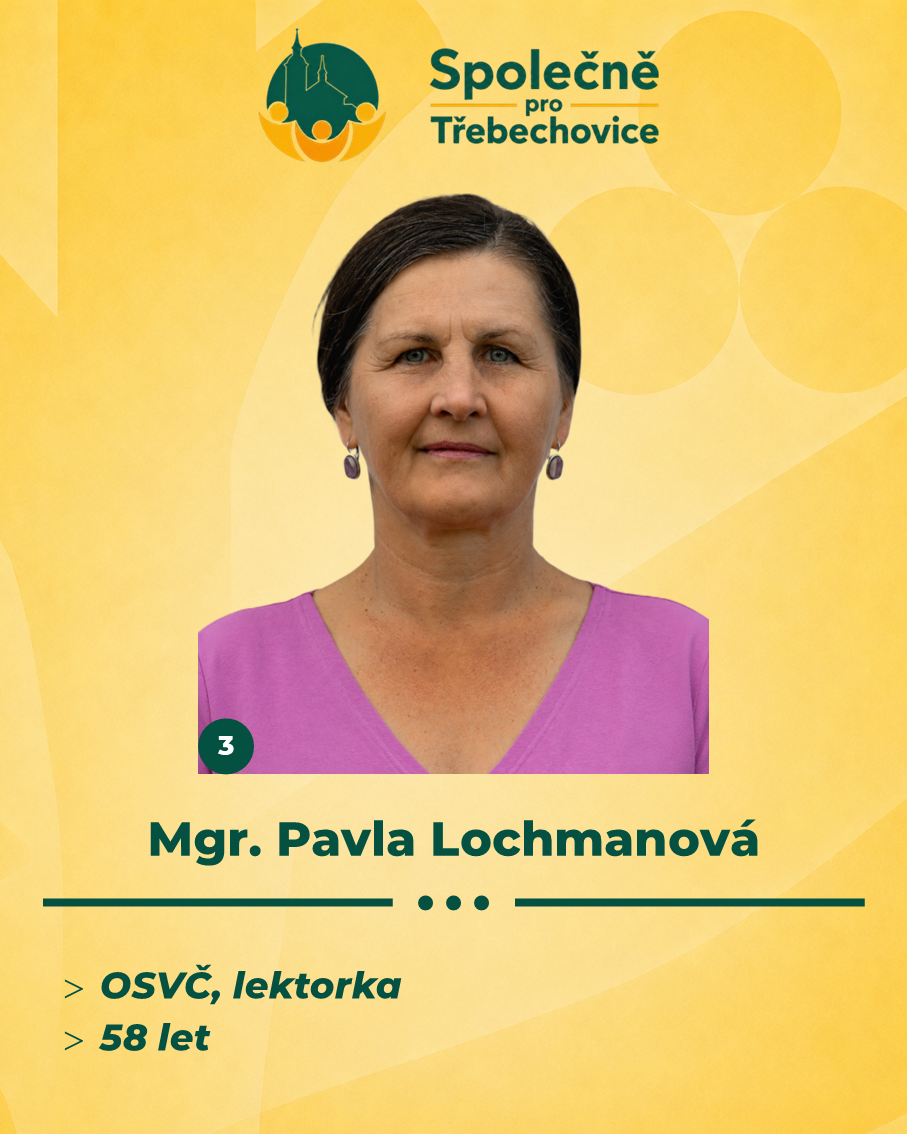 Snímek 3: kandidát na třetím místě