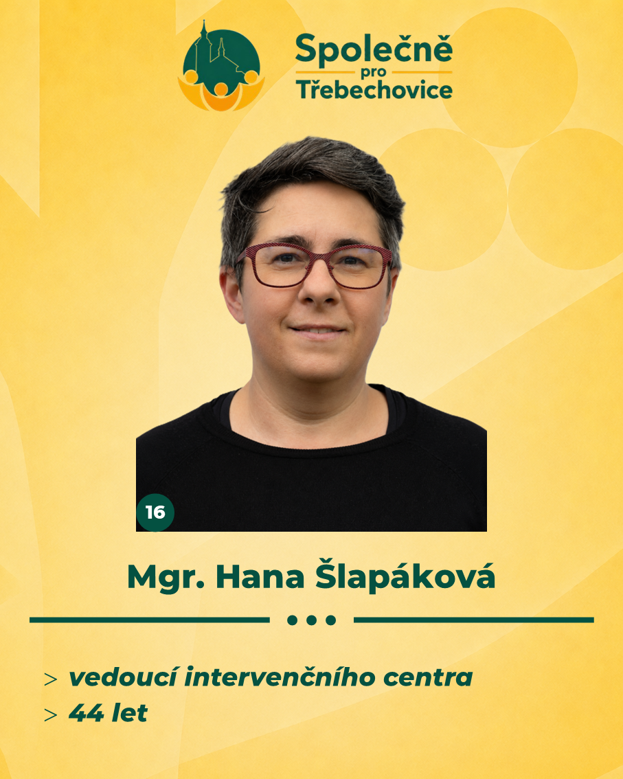Snímek 16: kandidát na šestnáctém místě